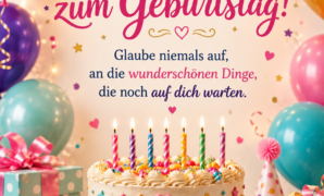 Alles Gute zum Geburtstag – Herzliche Wünsche voller Freude und Glück