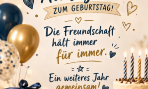 Alles Gute zum Geburtstag – Liebevolle Geburtstagswünsche für wahre Freunde