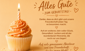 Alles Gute zum Geburtstag – Liebevolle Wünsche für eine besondere Freundschaft