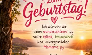 Alles Liebe zum Geburtstag – Herzliche Wünsche voller Glück und Wärme