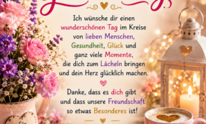 Herzliche Geburtstagswünsche auf Deutsch – Freundschaft & Glück